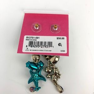Betsey Johnson Jewelry - Betsey Johnson | Teal Aqua Blue Starfish Pearl Betsey Johnson Jewelry - Betsey Johnson | Teal Aqua Blue Starfish Pearl